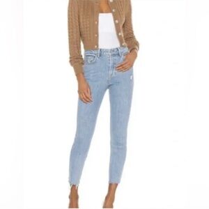 Grlfrnd Revolve Karolina Jeans in Summer Love size 27~4 NWOT. Light wash denim.